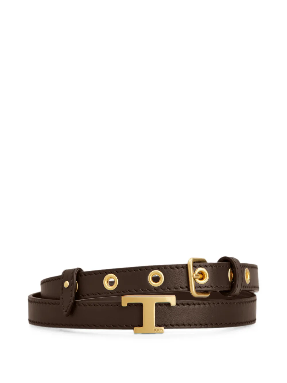 Tod's T Timeless leather belt - Brown