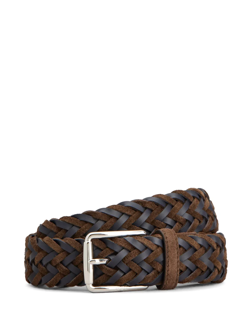 Tod's belt in suede and smooth leather - Brown