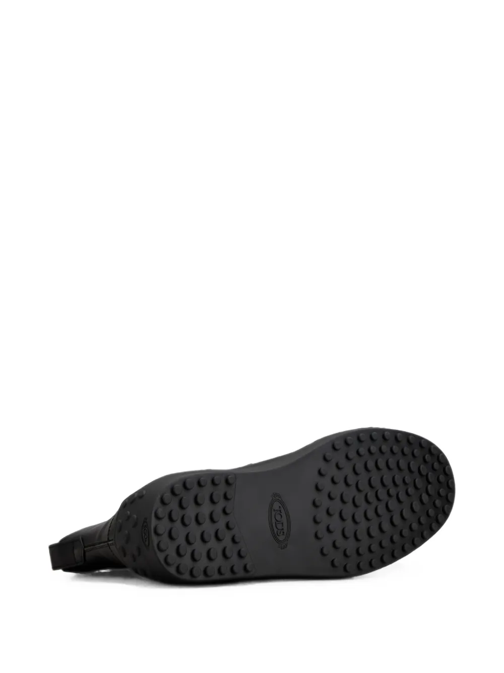 Tod's Winter Gommino Chelsea leren laarzen Zwart