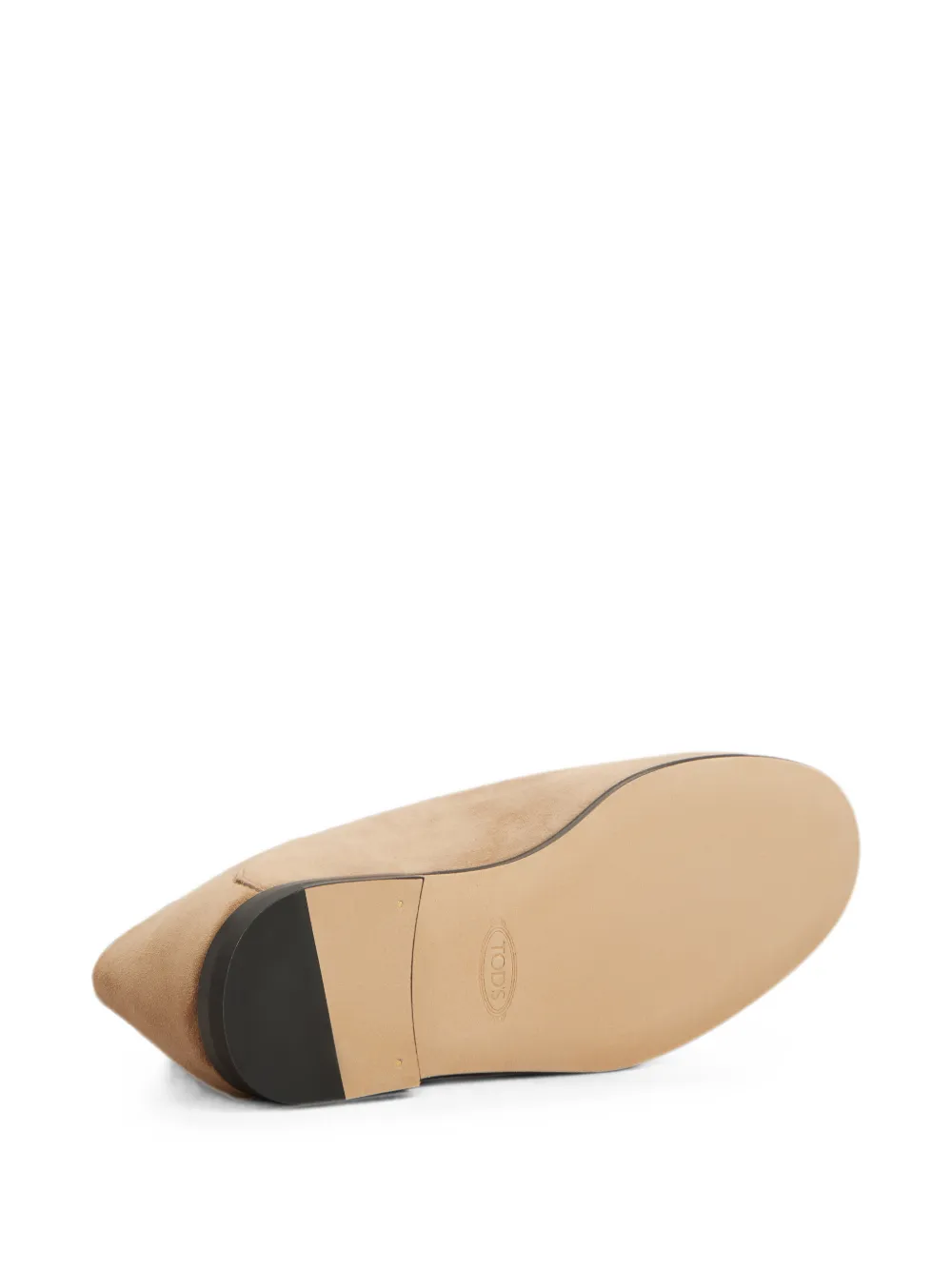 Tod's mule loafers in suede Beige