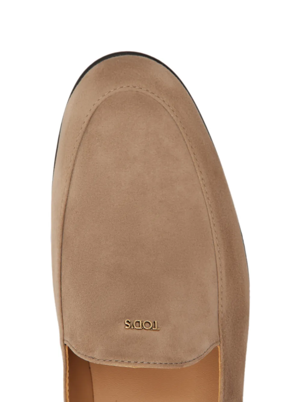 Tod's mule loafers in suede Beige
