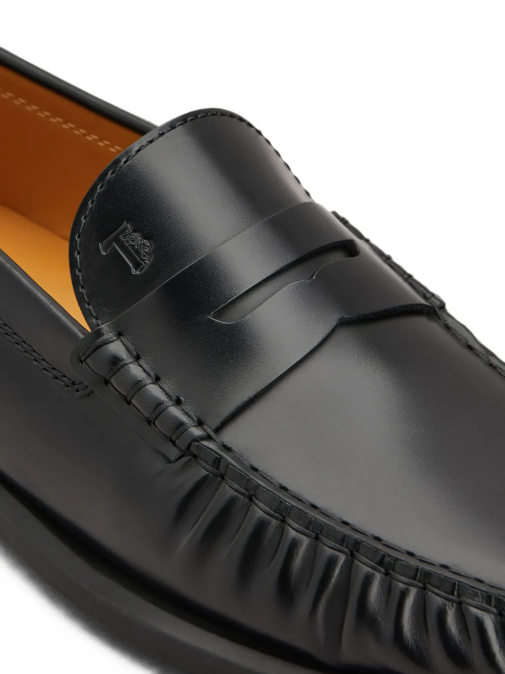 Tod's loafers in leather Zwart