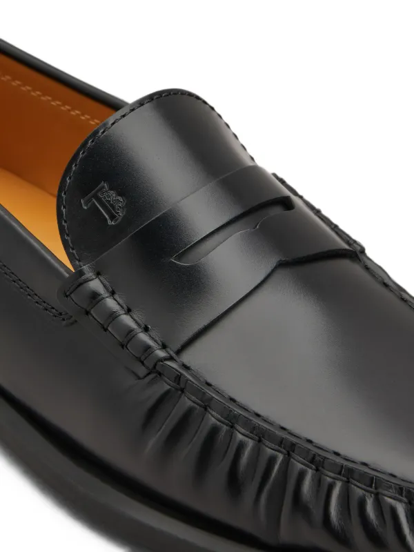 Tod's レザーローファー | ブラック | FARFETCH JP