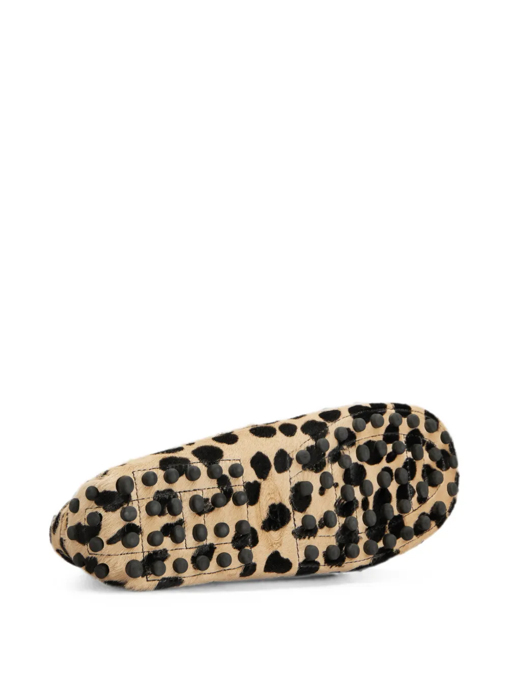 Tod's Gommino loafers in pony-effect leather Beige