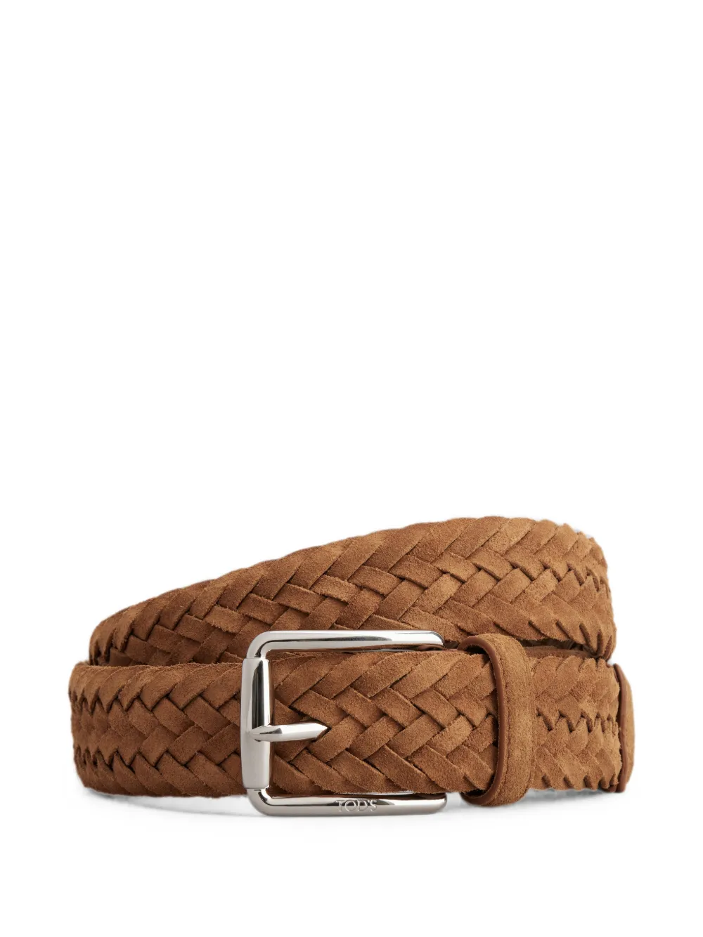 Tod's Belt In Suede In Brown