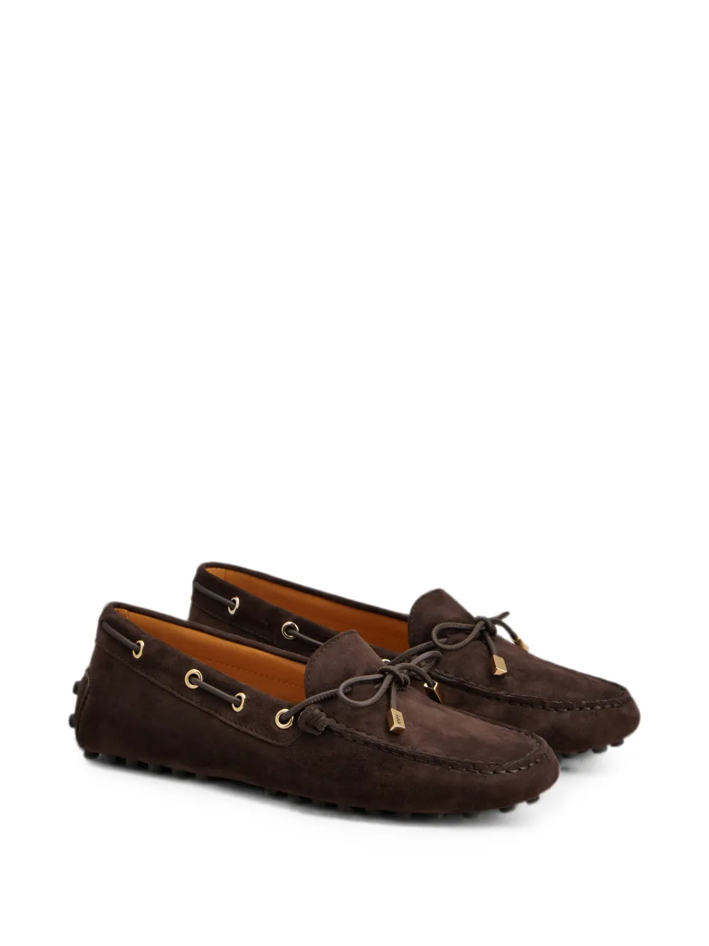 Tod's Gommino suède loafers Bruin