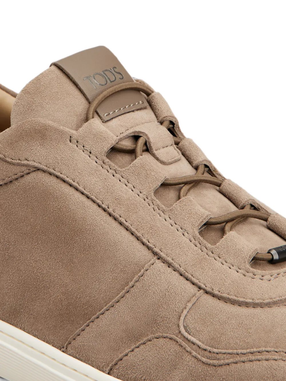 Tod's Sneakers met suède vlakken Beige