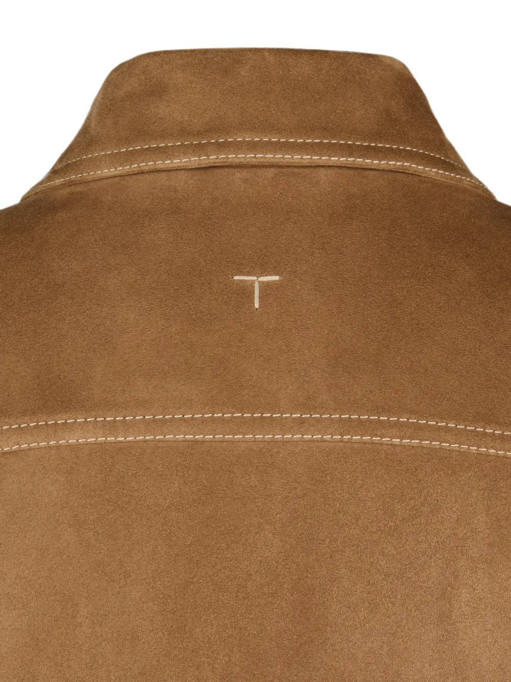 Tod's Pashmy suède truckerjack Bruin