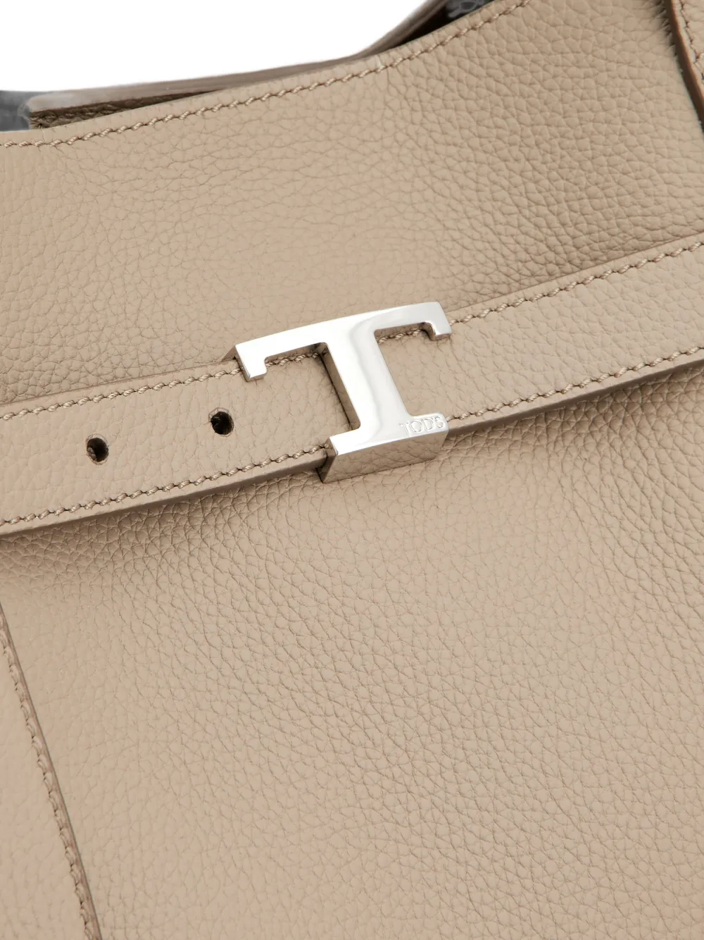 Tod's T Timless leren schoudertas Beige