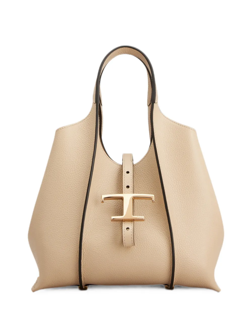 Tod's T Timeless shopping bag in leather mini - Neutrals