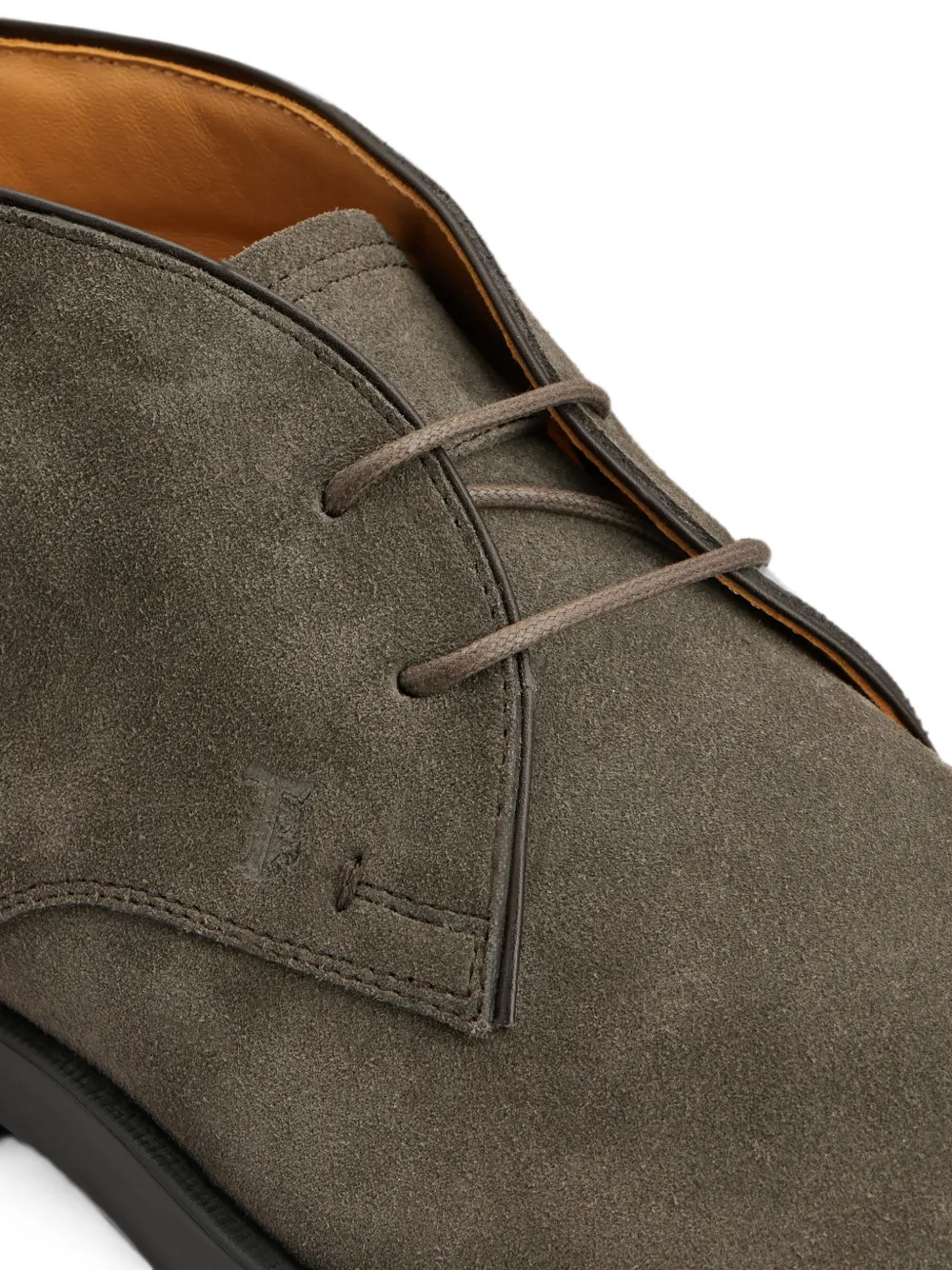 Tod's desert boots in suede Groen