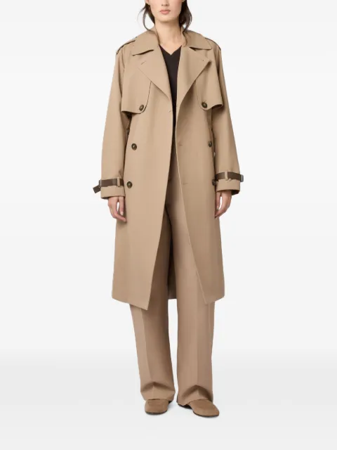TOD'S 탈부착 가능한 케이프 트렌치코트