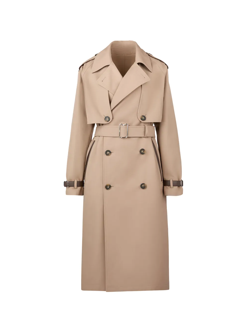 Tod's Trench con mantella rimovibile - Toni neutri