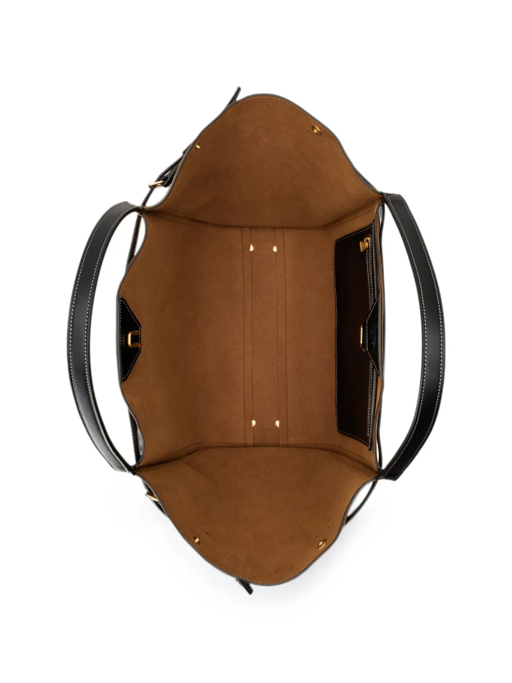 Tod's Medium T Signature suède shopper Bruin