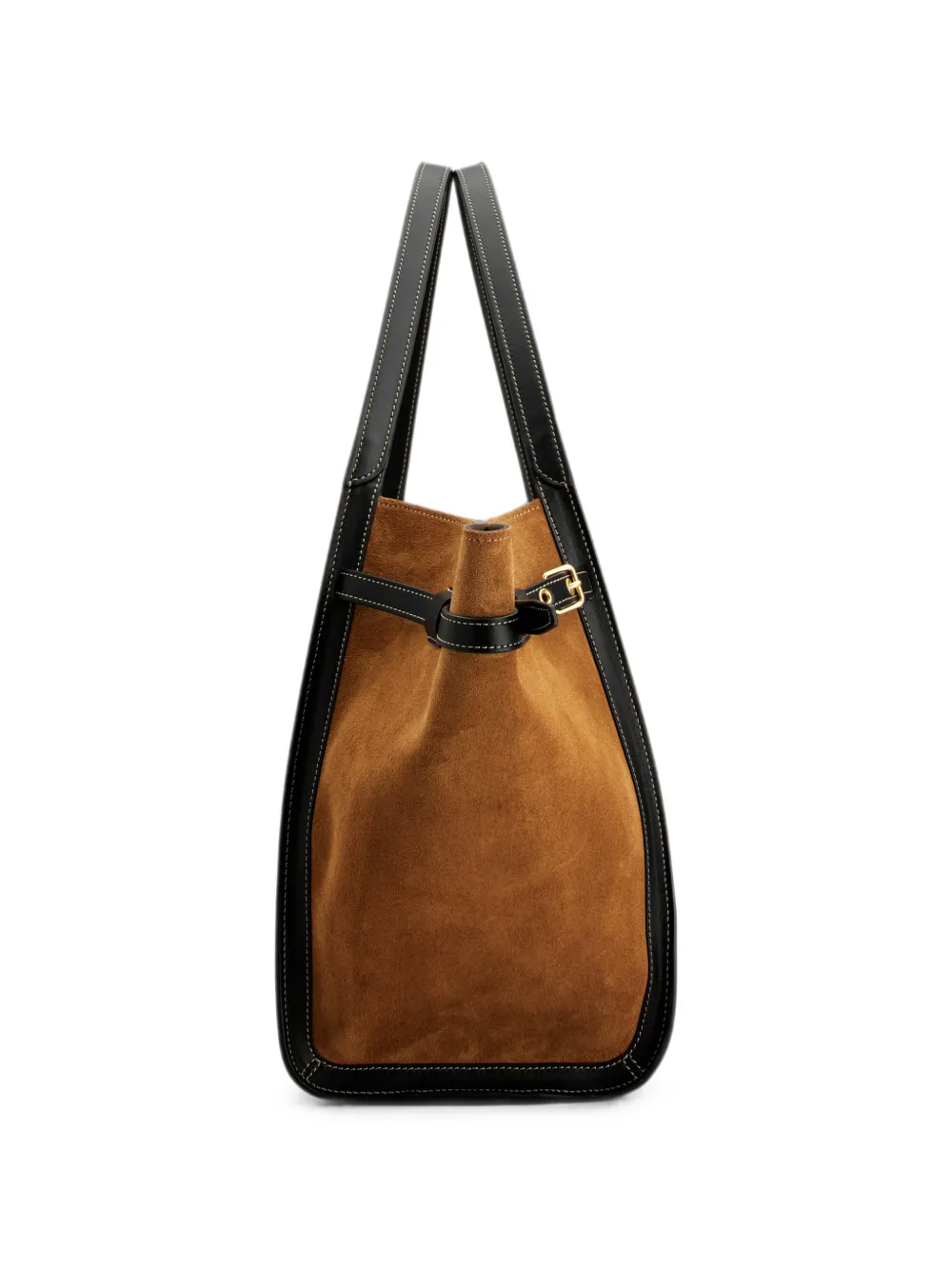 Tod's Medium T Signature suède shopper Bruin