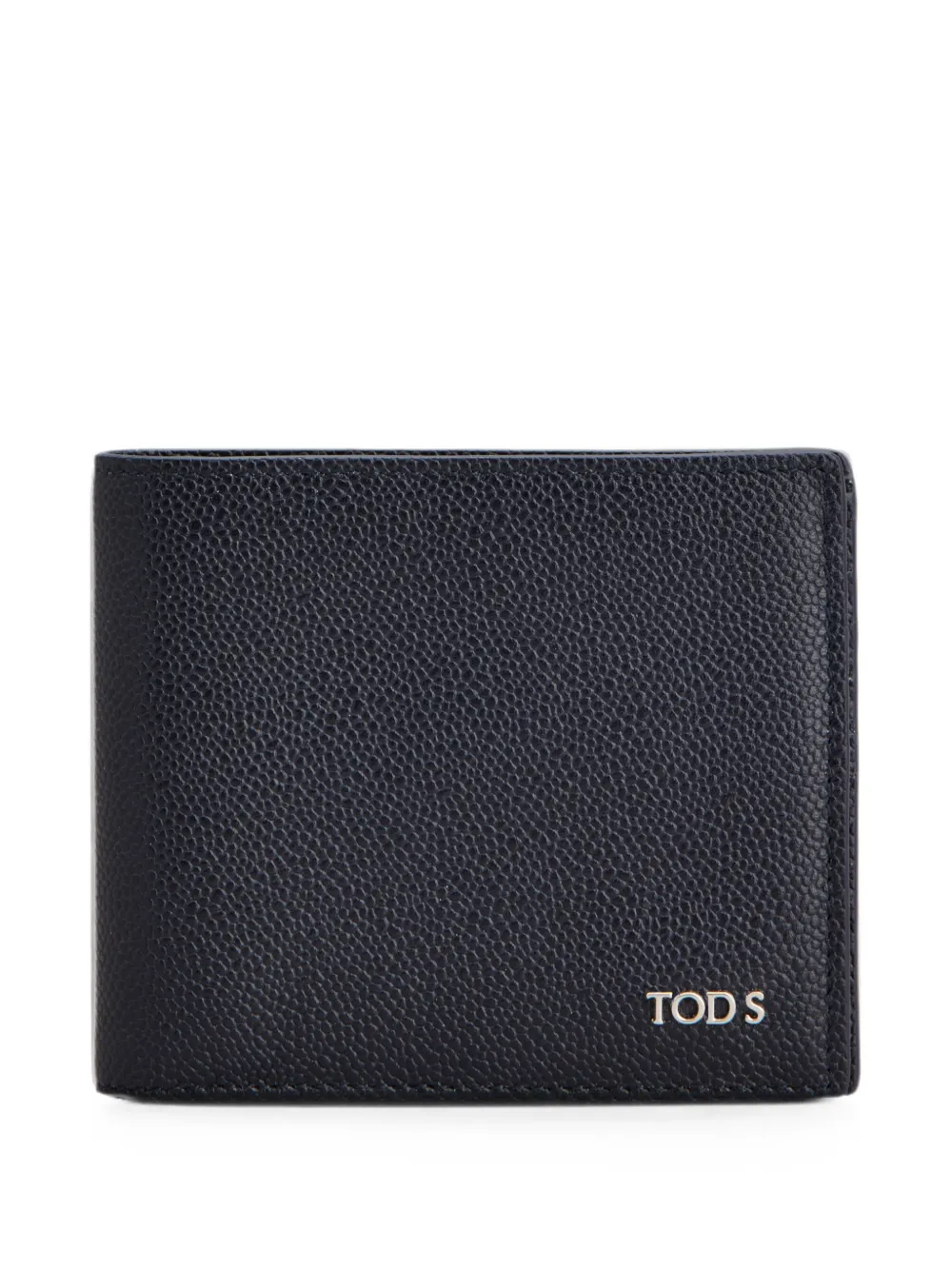 Tod's Portafoglio in pelle zigrinata con logo - Blu