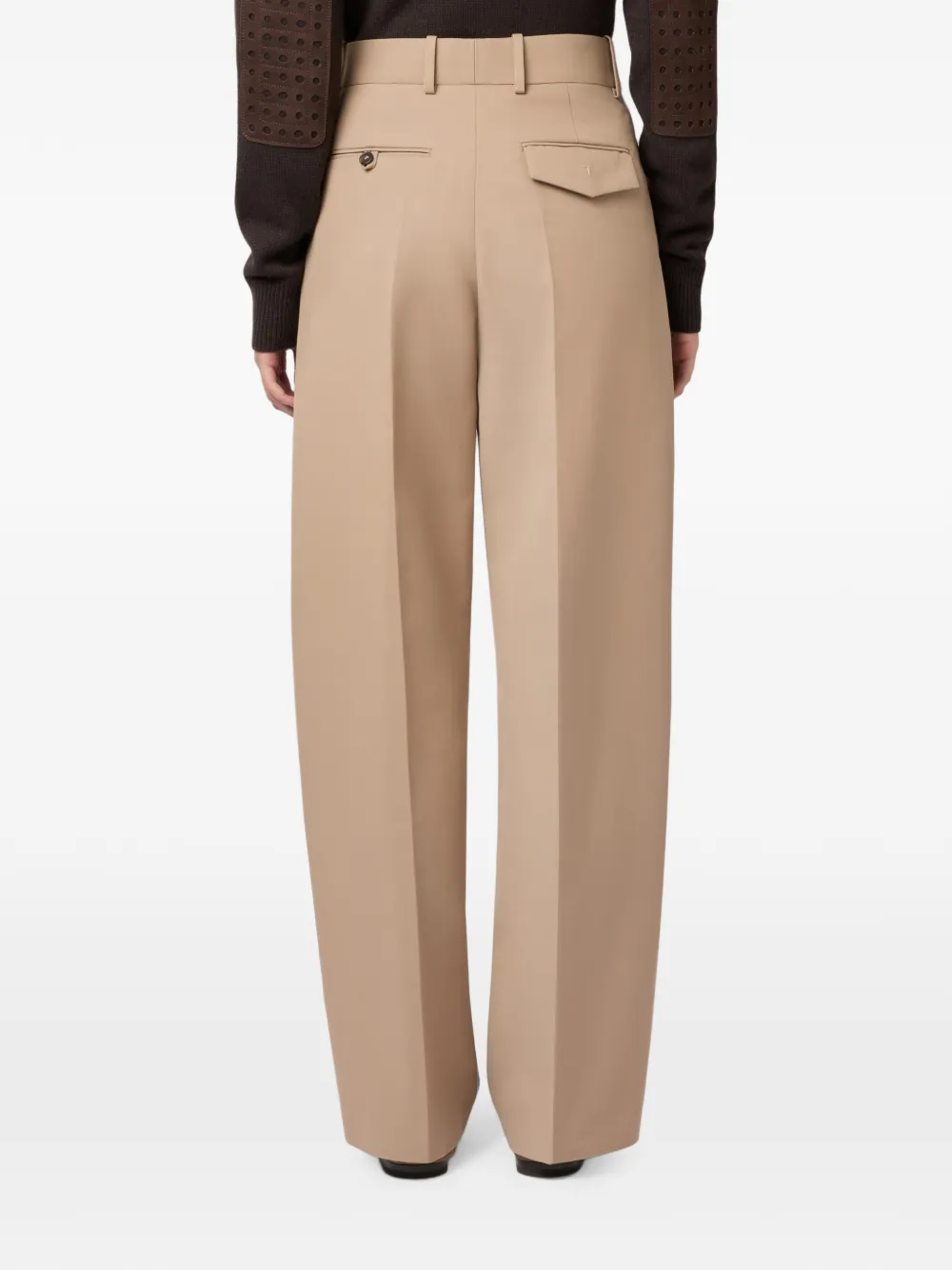 Tod's Trousers in Cotton Gabardine in Neutrals, view 4