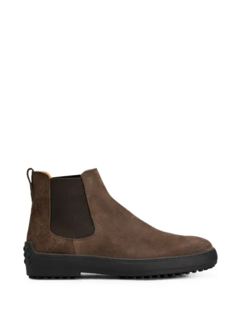 Tod's 고미노 스웨이드 첼시 부츠