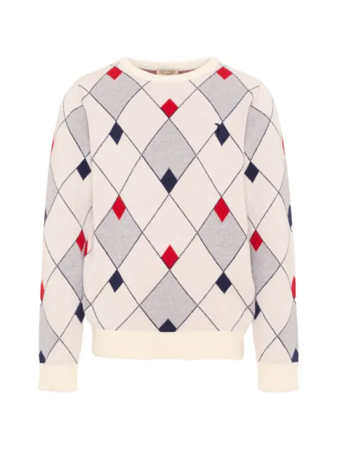TRUSSARDI JUNIOR logo-embroidered sweater