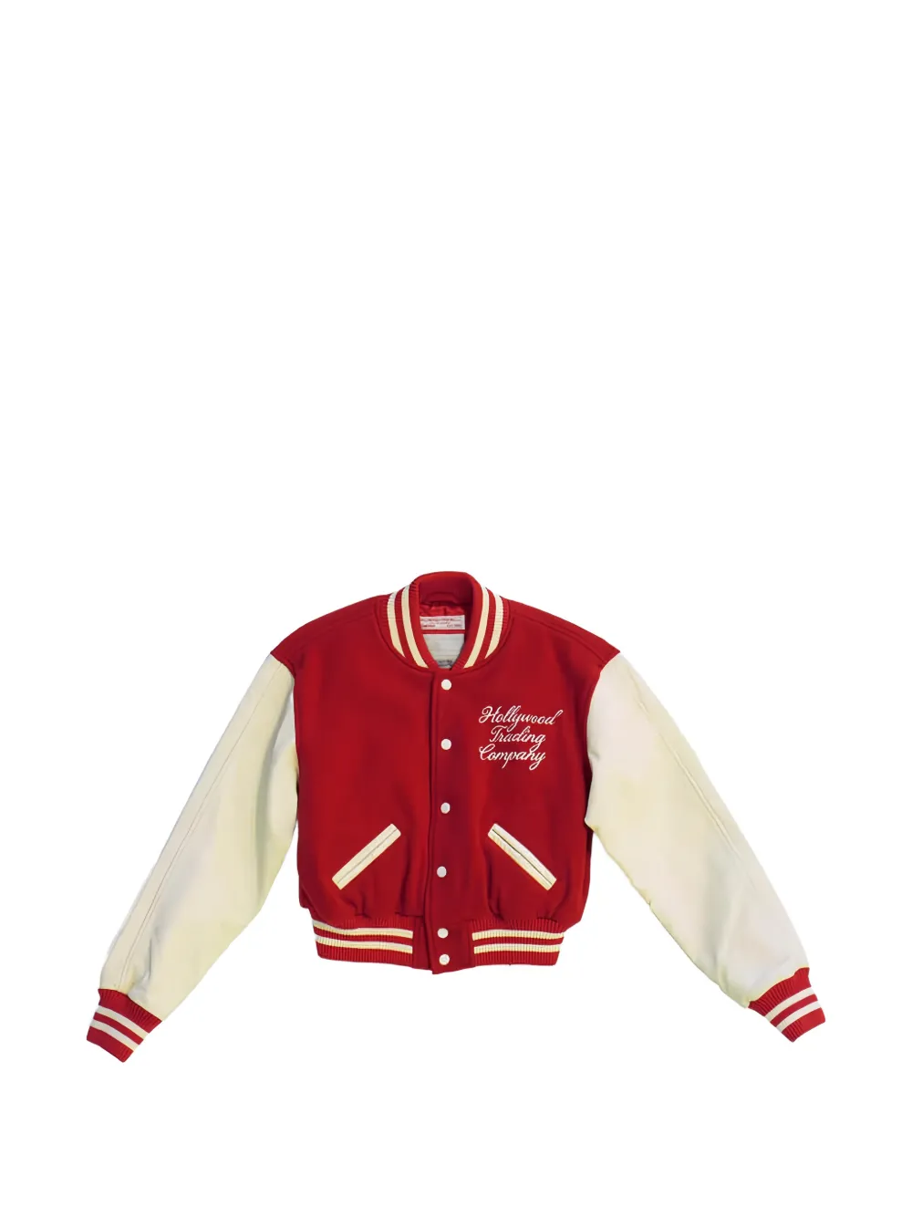 Htc Los Angeles College Collegejacke mit Logo-Stickerei - Rot