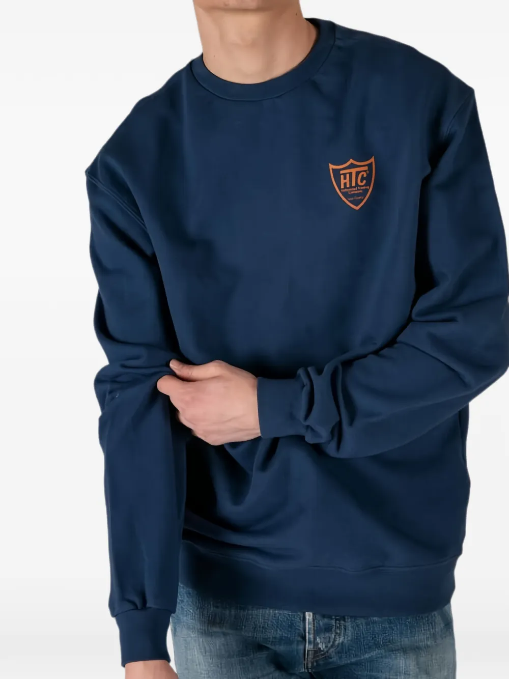 Htc Los Angeles Sweater met logoprint Blauw