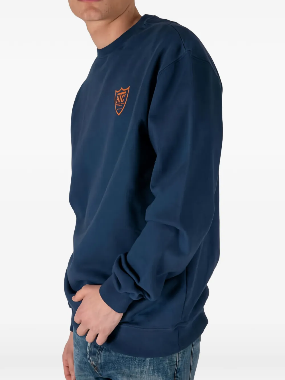 Htc Los Angeles Sweater met logoprint Blauw