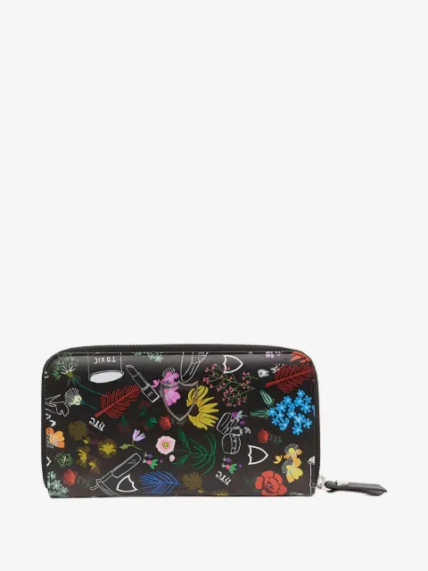 Htc Los Angeles cartera Dirty Flowers de piel