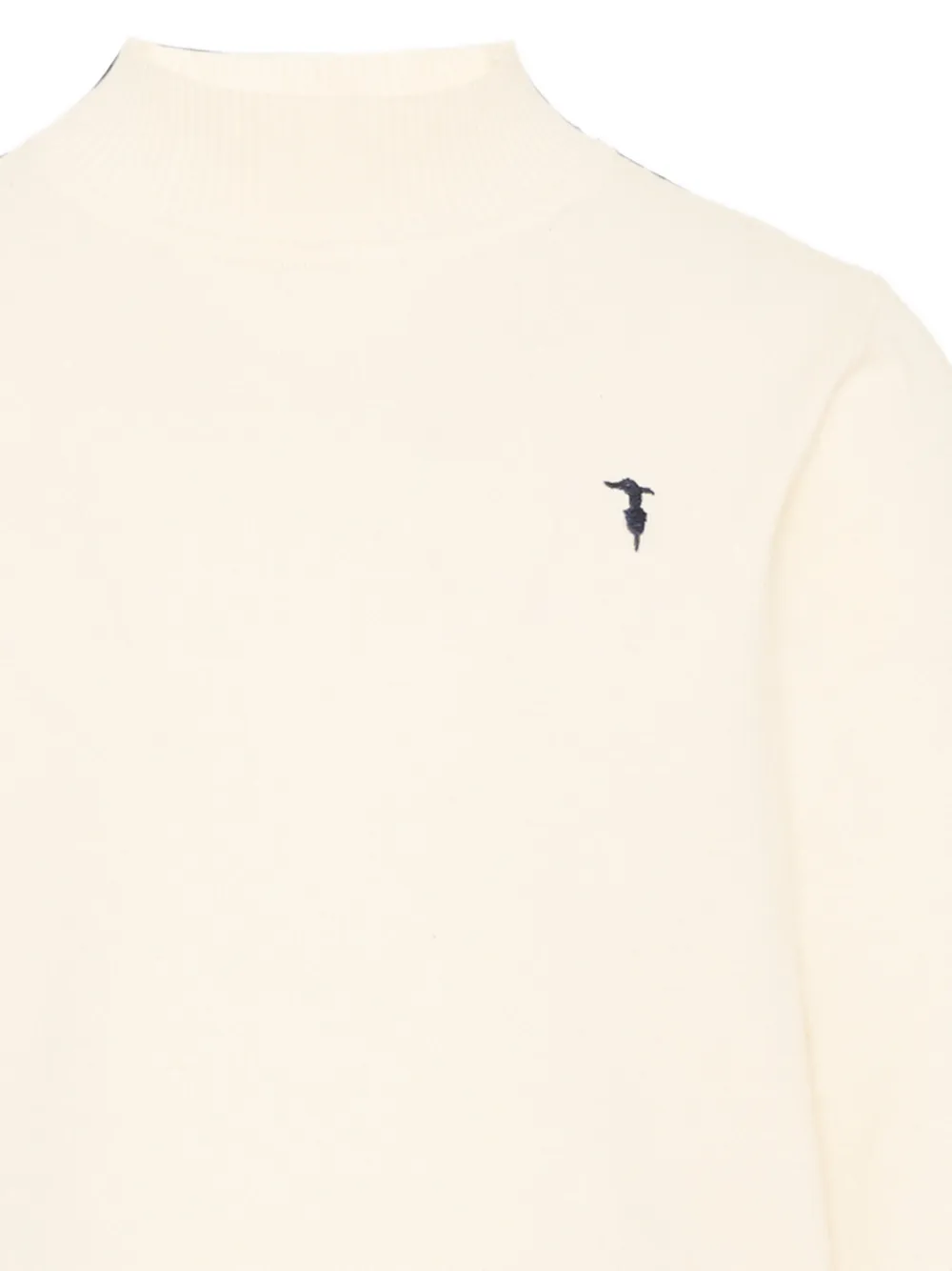TRUSSARDI JUNIOR Trui met geborduurd logo Beige