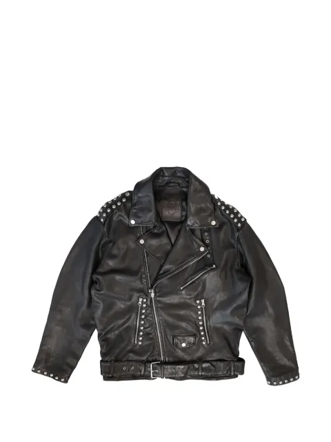 Htc Los Angeles Kurt studded leather jacket