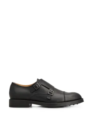 Prada モンクストラップ シューズ | ブラック | FARFETCH JP