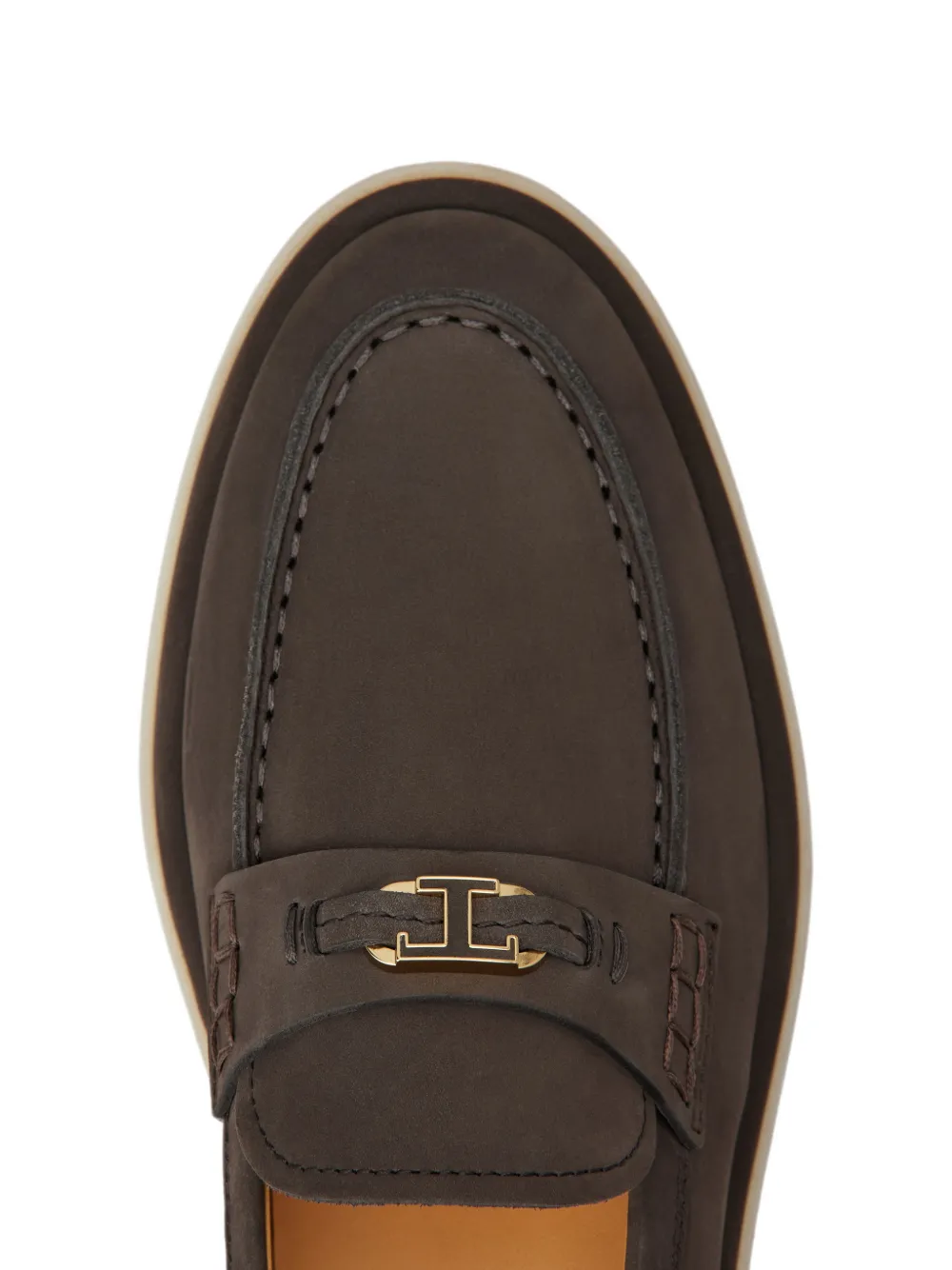 Tod's Loafers van nubuck Bruin