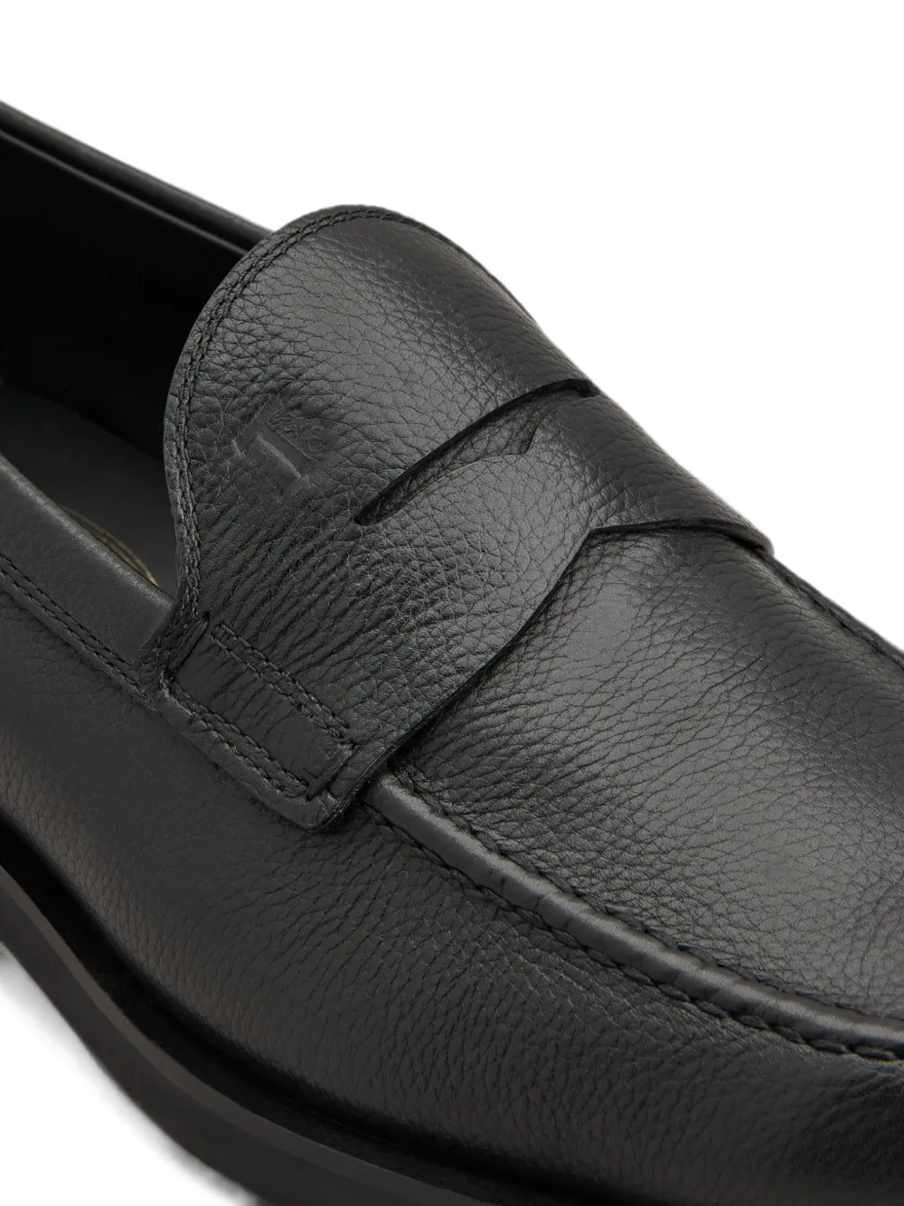 Tod's Leren loafers Zwart