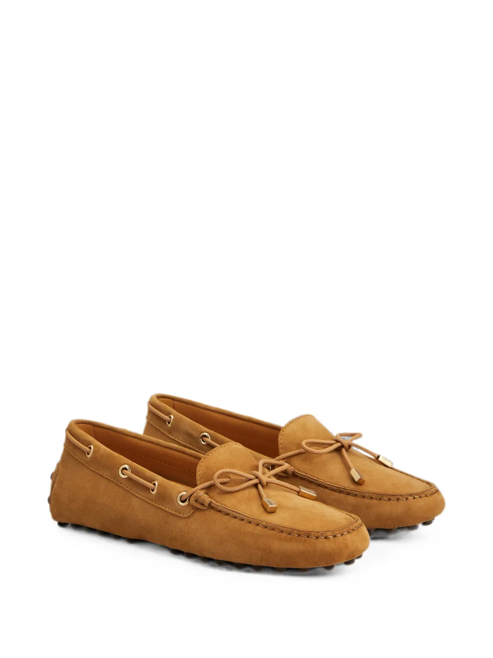 Tod's Gommino loafers in suede Bruin