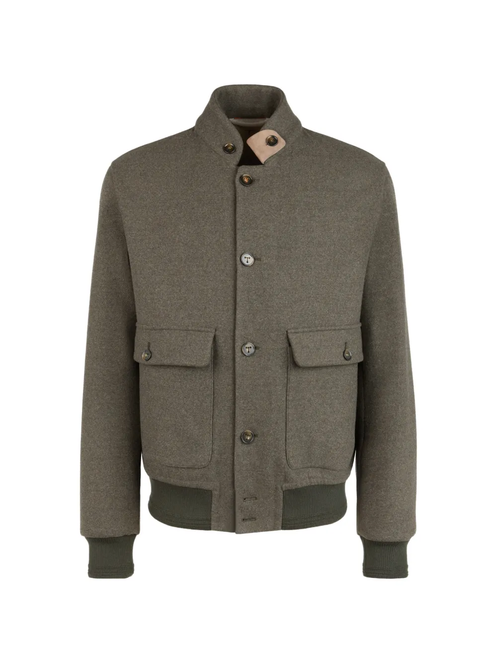 Tod's button-up bomber jacket - Green