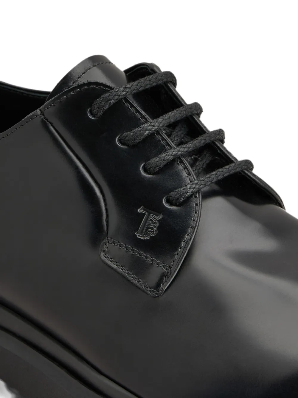Tod's Gommino-detail chunky-sole derby shoes Zwart