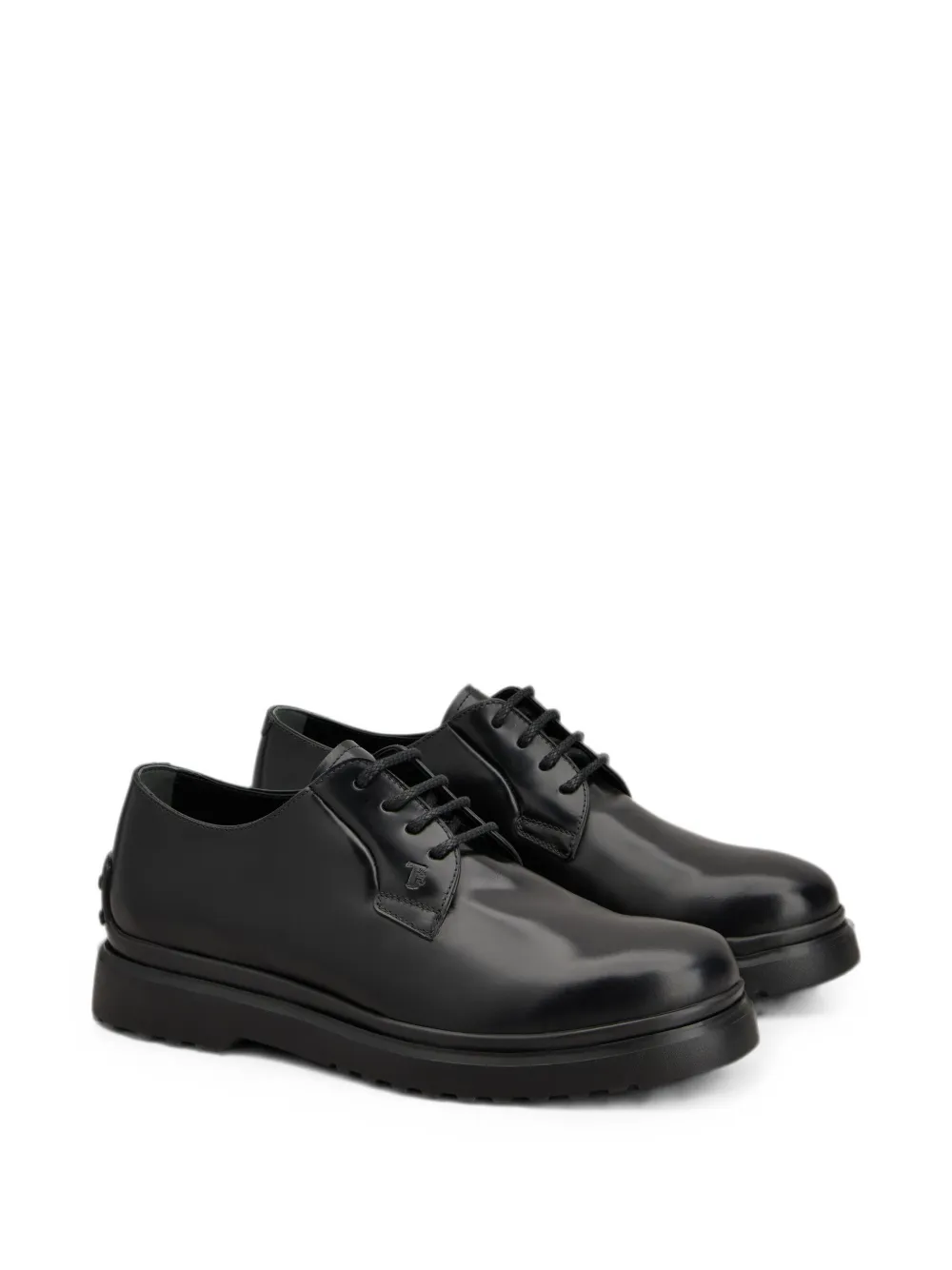 Tod's Gommino-detail chunky-sole derby shoes Zwart
