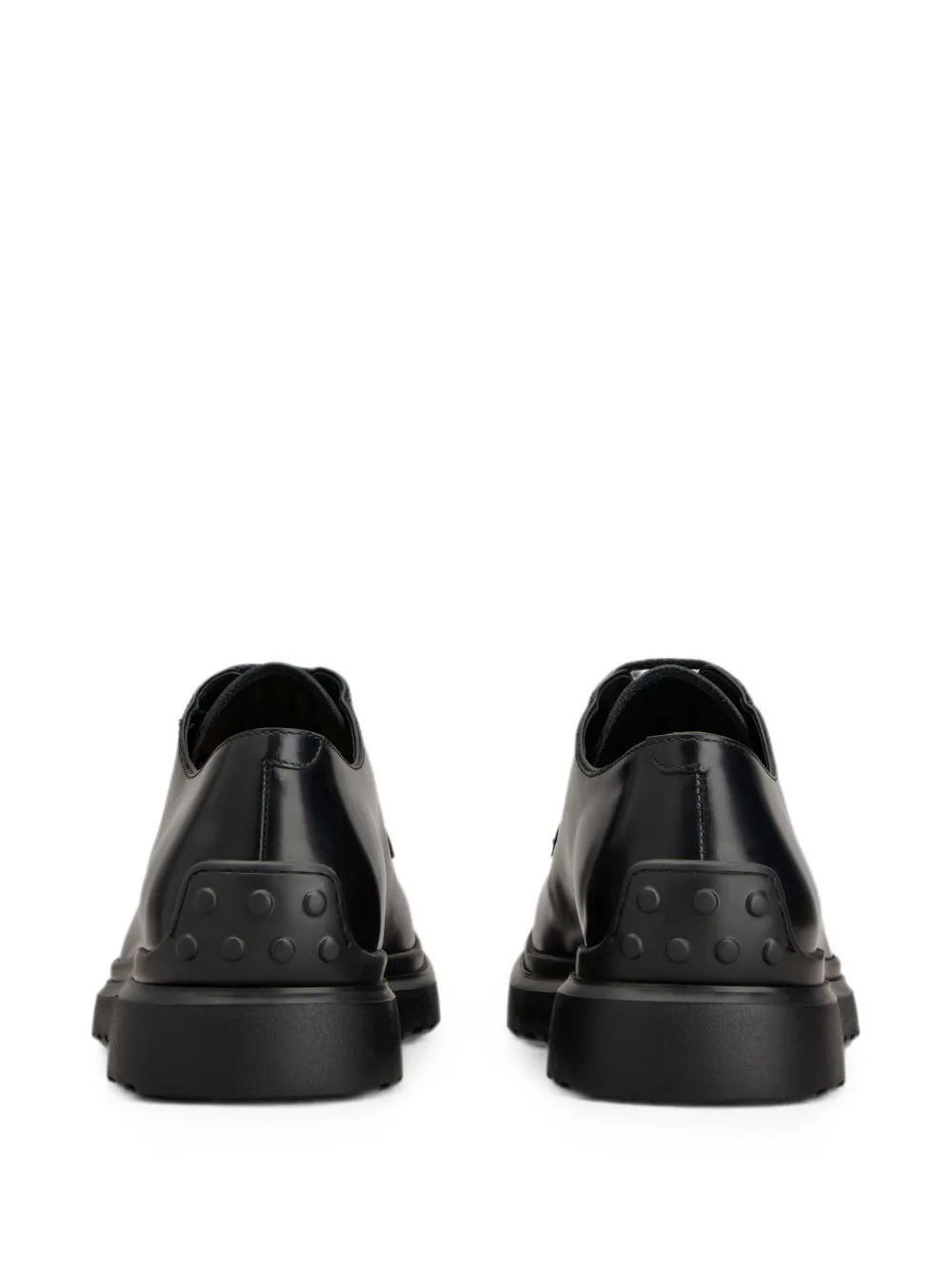Tod's Gommino-detail chunky-sole derby shoes Zwart
