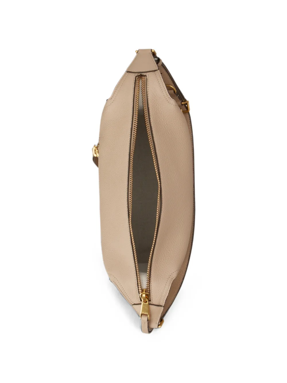 Tod's Metal Dots leren mini-schoudertas Beige