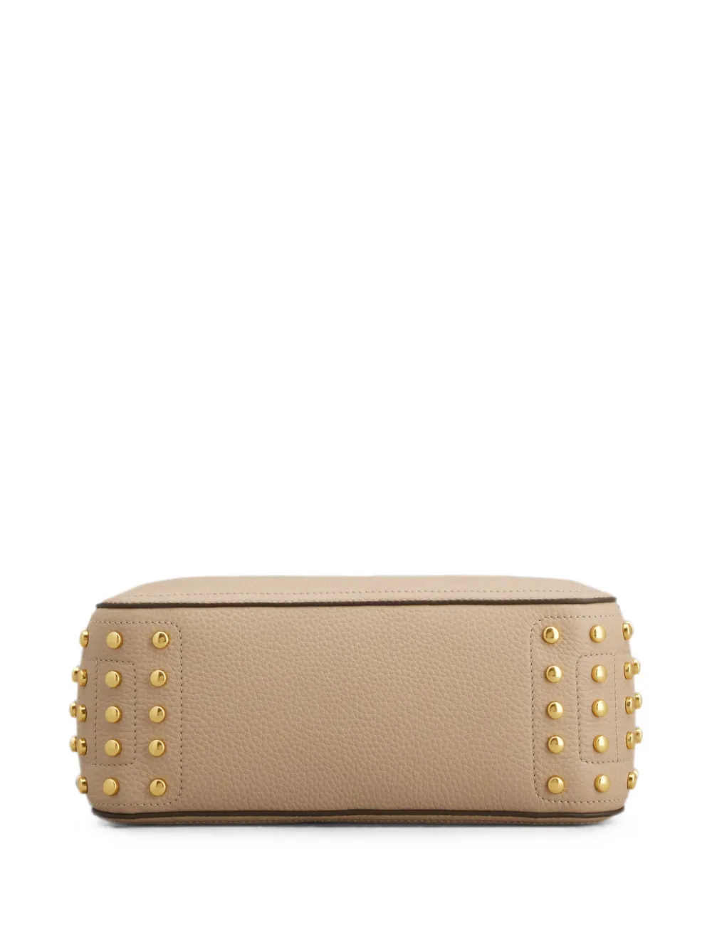 Tod's Metal Dots leren mini-schoudertas Beige
