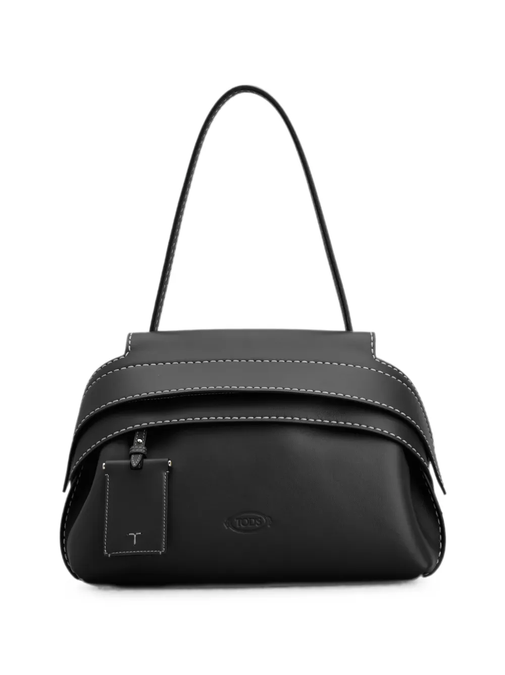 Tod's Wav contrast-stitched shoulder bag