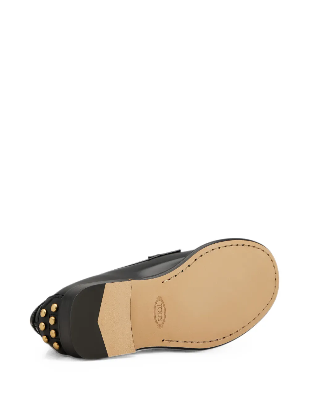 Tod's Gommino leren loafers Zwart