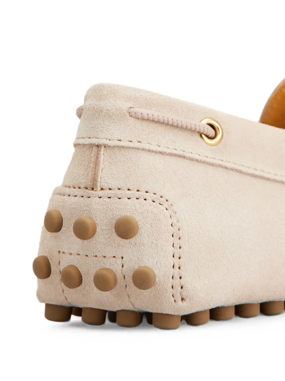 Tod's Gommino suède loafers Roze