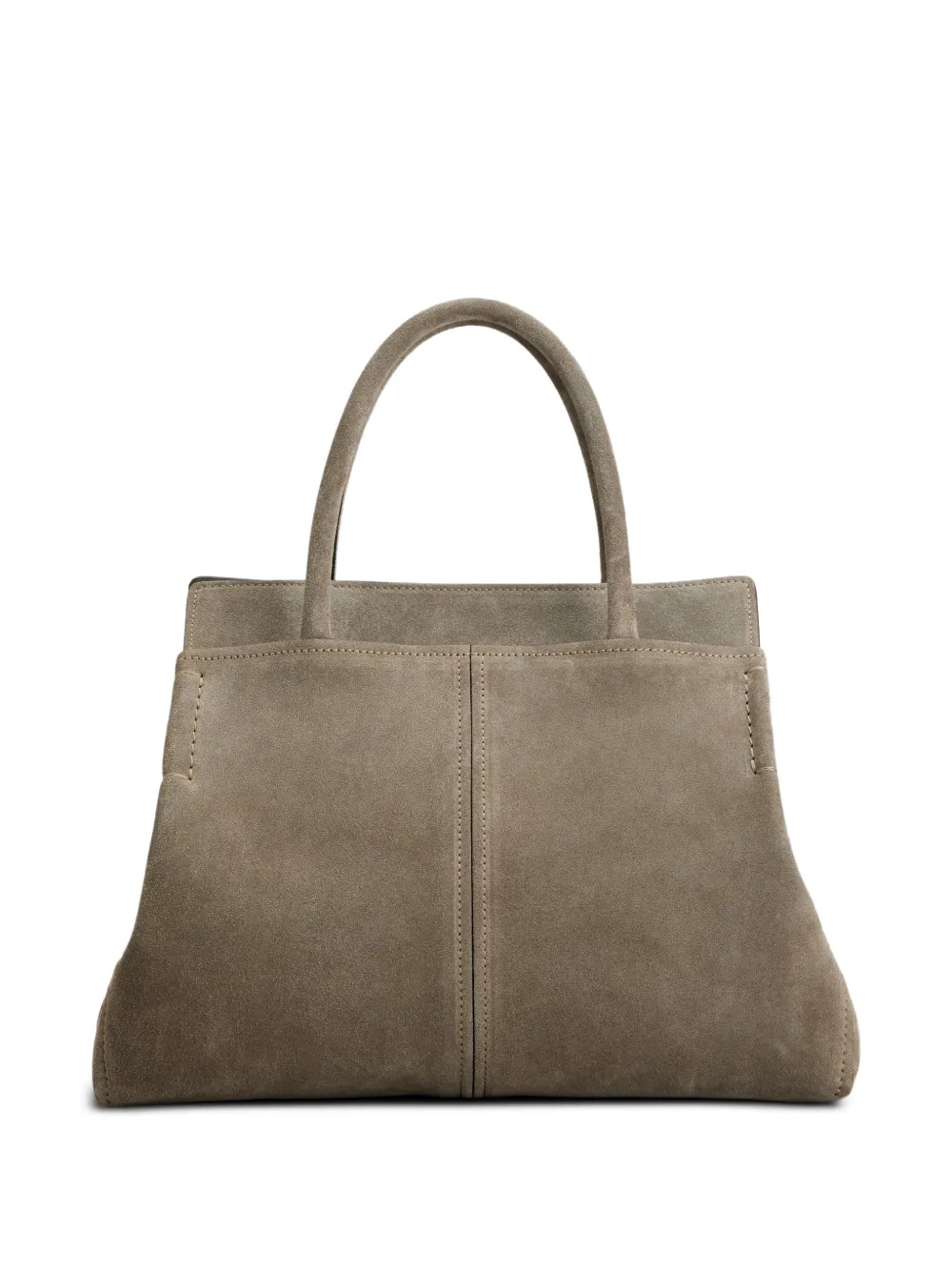 Tod's Kleine suède shopper Grijs