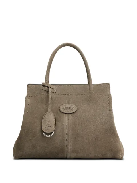 Tod's sac cabas en daim à patch logo