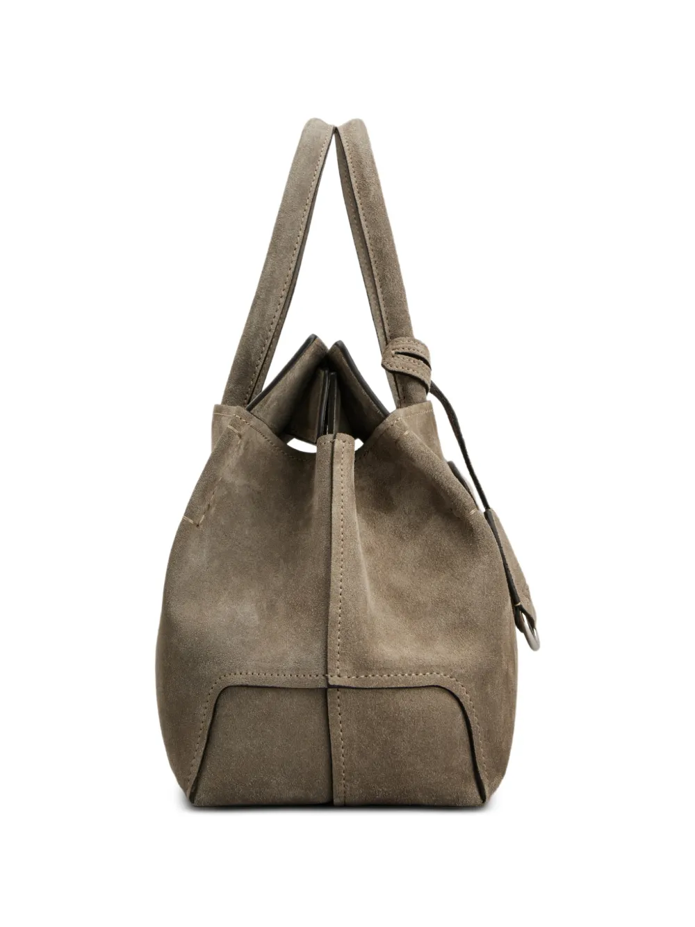 Tod's Kleine suède shopper Grijs