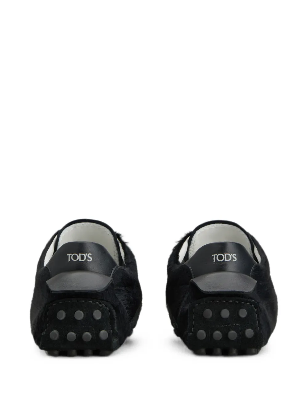 Tod's pony-effect leather Gommino sneakers Zwart
