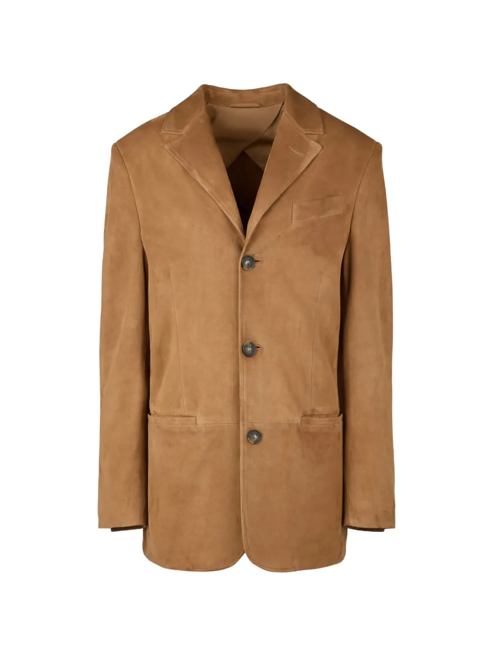 Tod's Blazer in pelle scamosciata Pashmy - Marrone