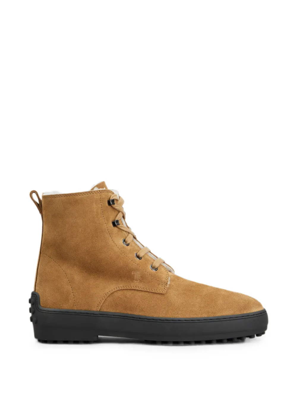 Tod's Stivaletti Gomma foderati in shearling - Marrone