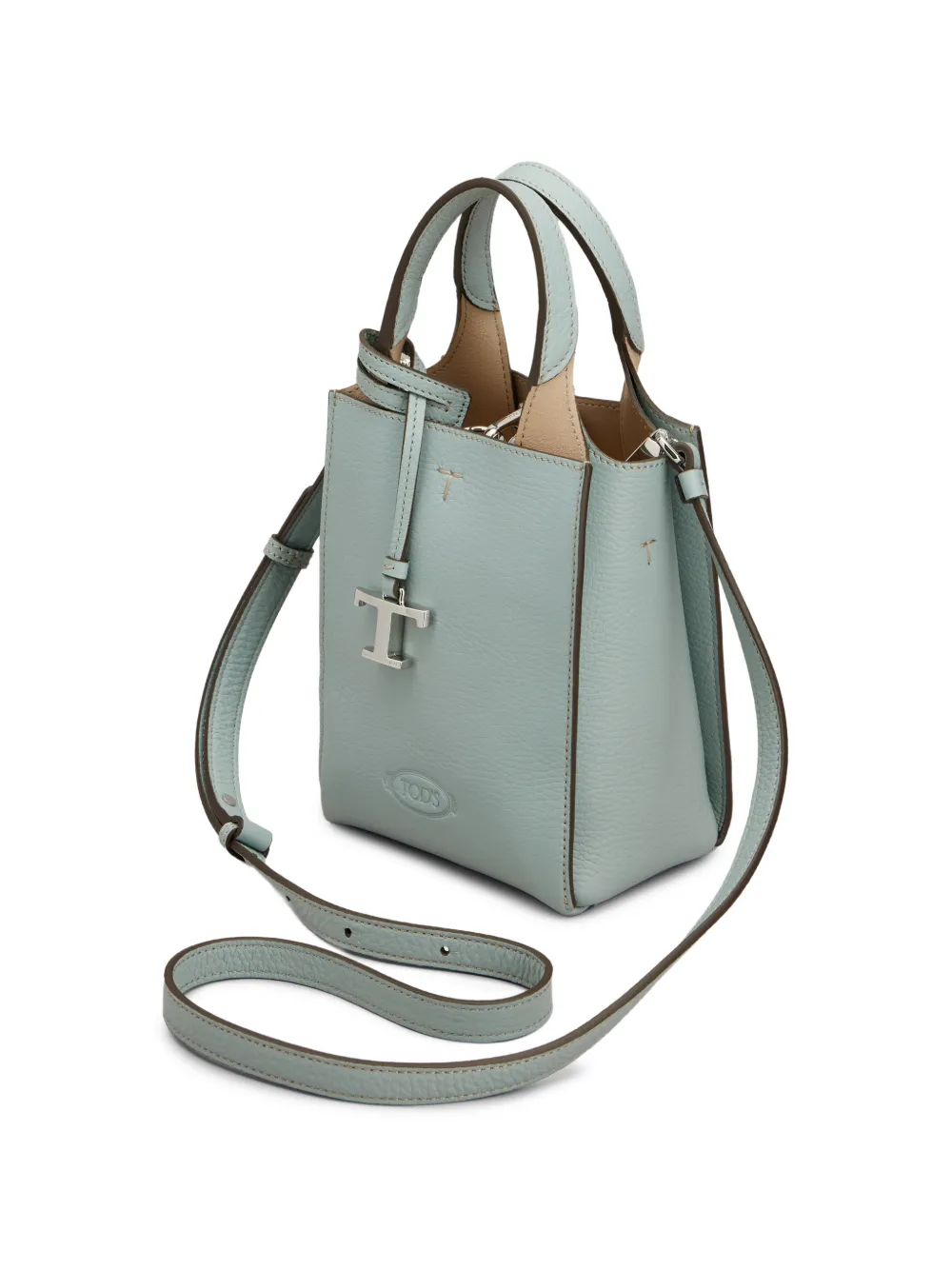 Tod's T Timeless leather tote bag Blauw