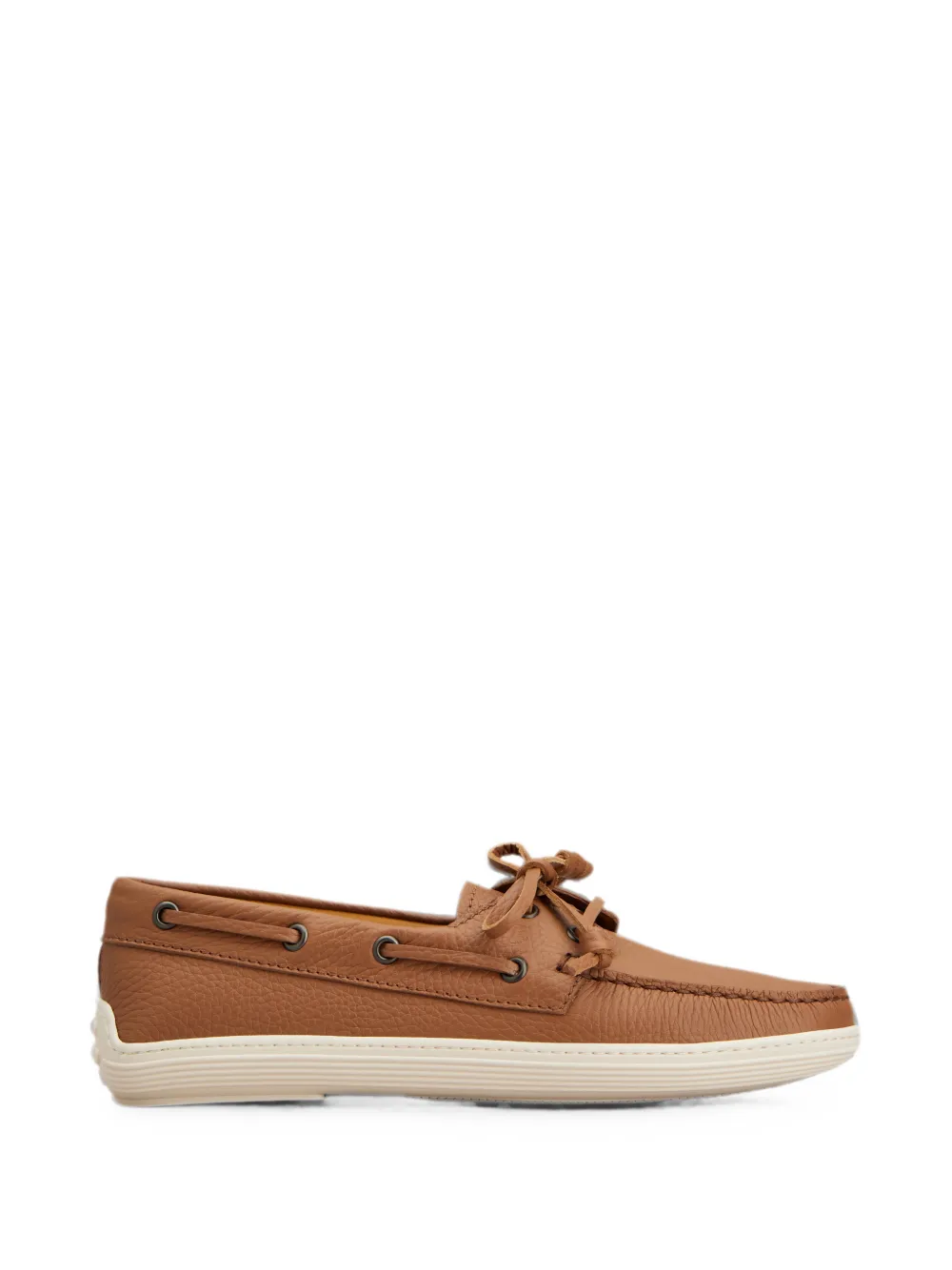 Tod's boat shoes in leather - Brown